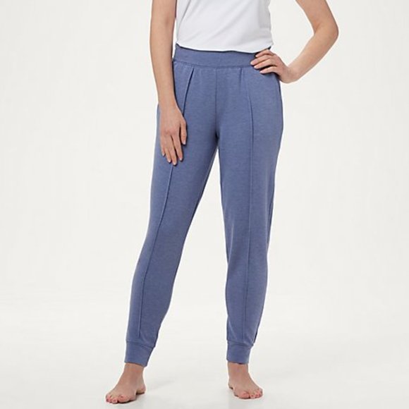 Cuddl Duds Pants - Cuddl Duds Comfortwear Jogger Pants Navy Heather